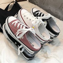봄신상 캔버스뮬 여성슬립온 스니커즈 여자단화 꽃