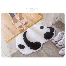 401FLEX 동물 캐릭터 욕실 주방 현관 발 매트 카펫 10 COLOR 3 SIZE, 팬더