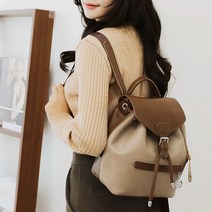 백이슈 데일리 요즘유행하는 가방 고등 천 생 예쁜 모카베이지 자 여 5W9E6942