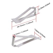 54 3 2 1 개/몫 스테인레스 유리 가열 침 클립 클램프 프린터 빌드 플랫폼 리테이너 Ultimaker Ender3, 03 3PCS