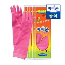 마미손 고무장갑 주름밴드 대, 5개