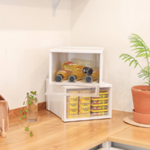 투명리빙박스 팬트리박스 펜트리 수납함 정리함, 화이트