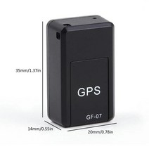 차량위치추적기 초소형 차량용gps GF07 GPS 트래커 자동차 자전거 추적 포지셔너 마그네틱 차량 추적기 애완 동물 어린이 실시간 분실 방지 로케이터, [01] black, 01 black