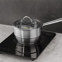 IH 인덕션 스텐 찜솥 4size 미니 찜기 만두 옥수수 고구마 찜통 찜판 찜냄비 1단 2단, 편수 18cm 1단