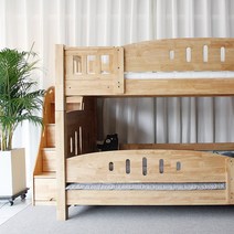 [나누다가구] 힐스 원목 이층침대, 견면, 없음