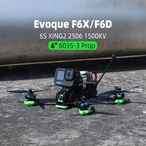 fpv용 dji vista hd 시스템이 있는 iflight nazgul evoque f6 hd 6인치 6s fpv bnf f6x f6d(squashed-x 또는 dc 기하학), frsky r-xsr이 있는 f6x