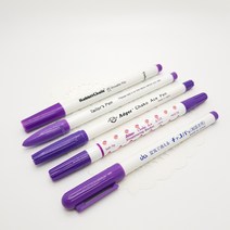 퀼트나인 기화펜 5종 바보펜 봉제용 자수펜 초크펜 원단용펜, 옵션1래빗