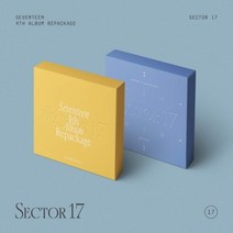 세븐틴 정한 조슈아 4집 리패키지 Seventeen SECTOR 17 섹터 포토북, NEW HEIGHTS(블루), 포스터없음