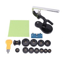 16pcs 시계 보도 공구 시계 배터리 교체 도구 키트 및 시계 뒤로 물리 치기 위해 피팅 다이 클로저 수리 및 배터리 변경, 보여진 바와 같이, 하나