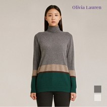 올리비아로렌 OLIVIA LAUREN 컬러배색 니트풀오버_VOCBLWWA371