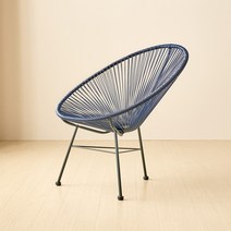 뉴코드체어 카페 테라스 아카풀코 야외 라탄의자, 딥블루