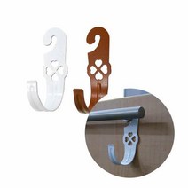 인테리어 간편 걸이형 크로바 옷걸이 고리 백색 바지걸이 스탠드 행거 스탠드행거 논슬립 폴행거 정장 벽