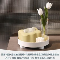 북유럽 세라믹 티슈 상자 마카롱 휴지 케이스 테이블 인테리어 소품, 1개, H