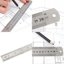 20CM 스틸자 철자 철직자 쇠자 곧은자
