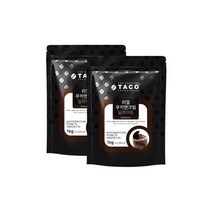 타코 자바칩 파우더 1kg 2개세트, 타코 리얼 쿠키앤크림 딜라이트