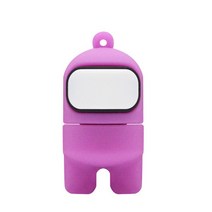 Cartoon USB Flash Drive Cool Glasses Man 블랙 옐로우 핑크 퍼플 64GB 32GB 16GB 8GB 4GB 메모리 Pendrive Lovely Sti, [05] 64GB, [04] M4 purple