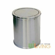 리빙 미니뱅뱅이 스텐휴지통 15리터 회전식뚜껑