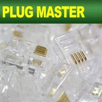PLUG MASTER RJ11 플러그 100개 랜선잭 소켓 UTP케이블, 상세페이지 참조, 상세페이지 참조, 상세페이지 참조