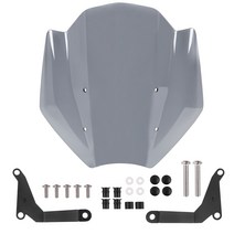 Triumph Trident 660 Trident660 2021 오토바이 윈드 스크린 쉴드 디플렉터 (브래킷 포함) 앞 유리 앞 유리, 02 Light Smoke