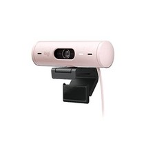 로지텍 Logitech Brio 500 웹캠 Full HD 1080P 자동 초점 조명 보정 광시야각 90도 C940, 로즈