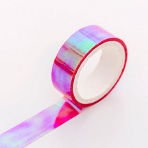 성인 리듬체조리본 그립감 좋은 리본막대2022 1PC 500cm 홀로그램 RG 프리즘 글리터 테이프 고리 스틱, 04 rose red