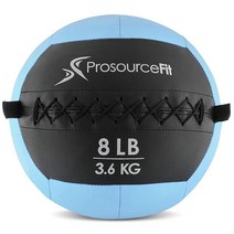 ProsourceFit 소프트 메디신 볼 벽 및 전신 다이내믹 운동 11.3kg(25파운드) 그레이, Aqua 8 LB