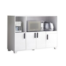 렌지수납 오븐 에어프라이어 밥솥 다이 디자인 수납장 1200, 반하다_화이트