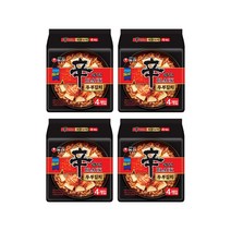 [유점빵] 농심 신라면 블랙 두부김치 멀티팩 127g X 4입 X 4팩, 4팩(4입) 총16봉
