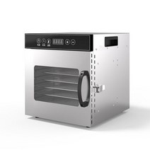 식품 탈수 건조기 말린 과일 기계 가정용 및 상업용 스마트 터치 8 레이어 용량 비주얼 도어 조명, 전면 제어