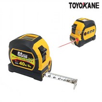토요카네 레이저 줄자 W40 (5미터x19mm) USB충전 레이져 거리측정기 40미터 거리계