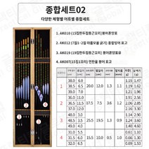 중층내림찌 낚시 민물찌 세트 케이스 낚시용품, C, 1개