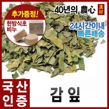 자애인 국산 감잎 1200g 시엽 감나무잎 경북영천, 단품