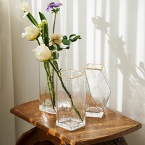 화병 투명화병 사각유리화병 인테리어소품 빈티지꽃병_10507144_8580, 다이아(소)