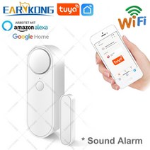 문열림센서 출입문센서벨 tuya 스마트 와이파이 도어 센서 도어 열림닫힘 감지기 alexa google home tuya 앱과 호환되는 와이파이 홈 알람 문센서 59, 씨엔, 종류 b