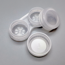 소프트렌즈 케이스 10 1 국산 투명 일회용 렌즈 통 보관 관리 콘택트 타몽 용품