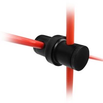 바디스윙마스터 골프스윙연습기 턴라이너 파워링 로보스윙 48 인치 자세 교정기 골프 스틱 정렬 보조 연습 막대 2 팩 조준 퍼팅 풀 스윙 트레이너 훈련, 1 PC 블랙 커넥터