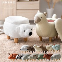 동물 의자 수납 북유럽 귀여운 어린이 아동 스툴 벤치 정리함 인테리어 아이방, 버팔로