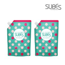 슈베스 고농축 유아세탁세제 리필, 2개, 1.3L