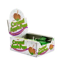 Tootsie Roll Caramel Pops Package APPLE 48 Count, 1