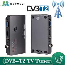 나인틴 WVVMVV DVB-T/DVB-T2 TV 튜너 수신기 DVB T/T2 박스 VGA AV CVBS 1080P HDMI 디지털 HD 위성 원격 제어, 01 TV Tuner Receiver_01 미국 플러그