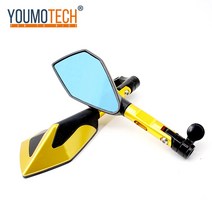 범용 오토바이 8MM 10MM 백미러 CNC 사이드 미러 야마하 XMAX NVX Aerox 155 125 Forza NSS 300 PCX TMAX5, 01 금
