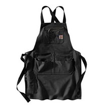 칼하트 CARHARTT 103439 셰프 파티셰 소믈리에 아웃도어 덕네일 앞치마 남성 여성 카페 목공, 블랙(001)