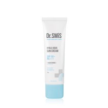 [가을맞이 할인@@] 닥터스미스 히알루 아쿠아 선크림 50g SPF 50+ / PA++++ (주름개선 미백 자외선 차단 3중 기능성), 1개