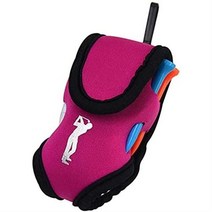 K라라 골프 볼 케이스 맨즈 레이디스 2 개 용 티 y2, 핑크, One Size