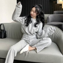 가바바 여성 트레이닝복세트 다리가 길어보이는 디자인의 후드 트레이닝복세트 G32897