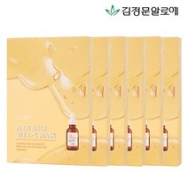 김정문알로에 큐어 알로에 슬라이스 비타 마스크팩 30매, 단품