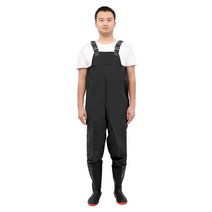 횟집 가슴장화 멜빵 바지 남성 여성 양식장 낚시 주방, 100실 오션패턴 바지