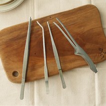 스텐레스 스텐 요리 핀셋 집게 24.3cm 고기 캠핑용 다이소 파스타 만능 먹방 캠핑 젓가락 조리도구 모던 다용도 대량구매, 받침핀셋24.3cm