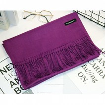 솔리드 가을 겨울 스카프 여성 모조 캐시미어 백 세트 클래식 Tassels 두꺼운 따뜻한 목도리 도매