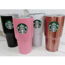 스타벅스 스벅 몬스터 대용량 텀블러 910ml 1+1, 레드